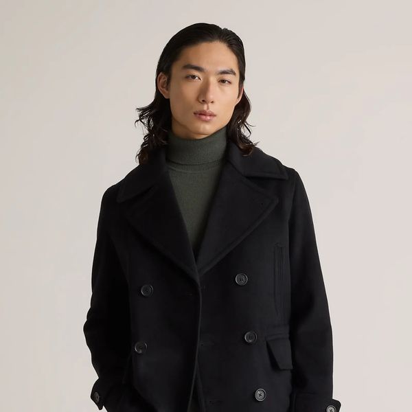 Quince Italian Wool Peacoat